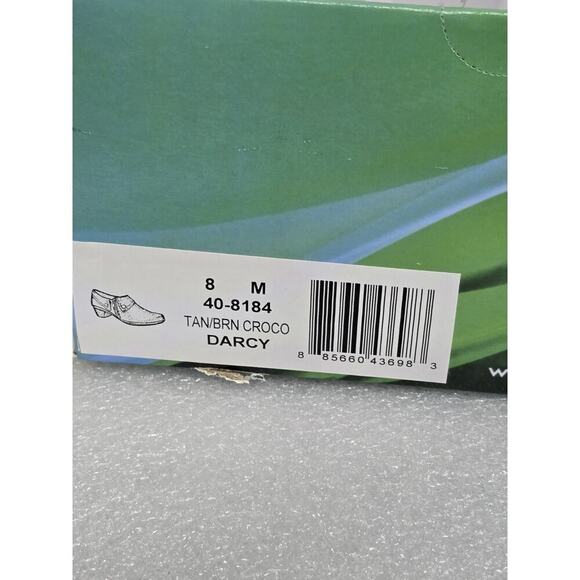 EASY STREET Womens Comfort Wave Zip Up Side 2" Heel DARCY Size 8 W Brown NEW - Picture 6 of 6